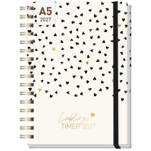Artikelbild des Artikels “Lieblings-Timer A5 2027 [Golden Hearts] “