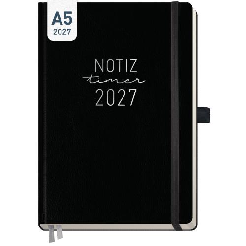 Artikelbild des Artikels “Wochen-Notiz-Kalender A5 2027 [Schwarz] “