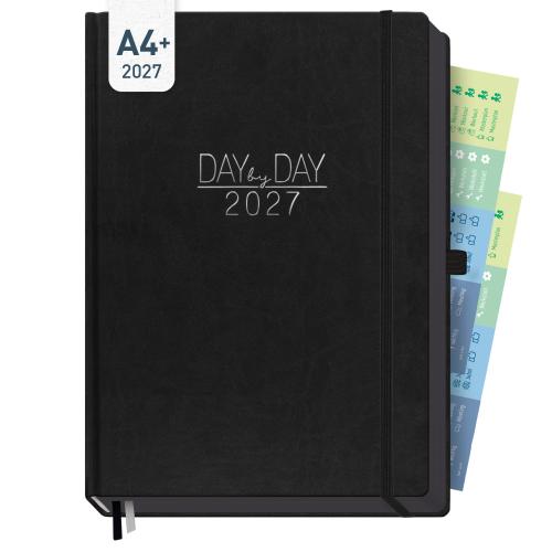 Artikelbild des Artikels “Organizer Day by Day Maxi A4+ 2027 [Schwarz] “