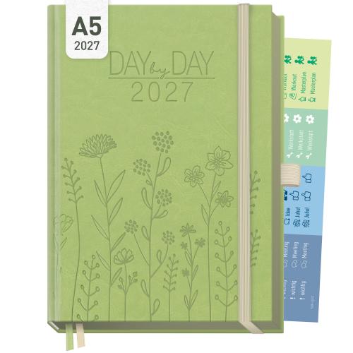 Artikelbild des Artikels “Organizer Day by Day Deluxe A5 2027 [Fine Flowers] “