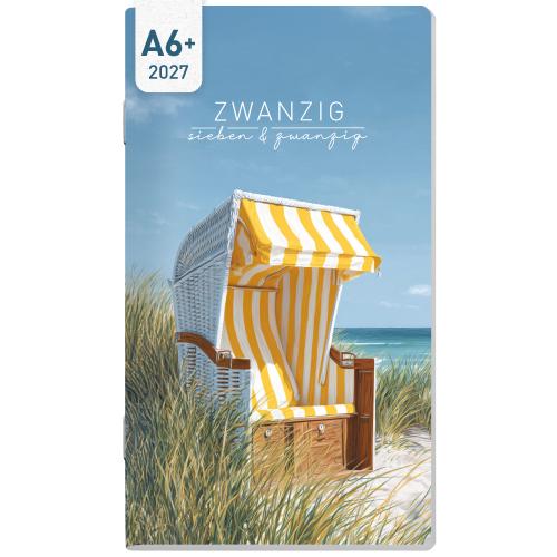Artikelbild des Artikels “Monatskalender Square A6+ 2027 [Strandkorb] “