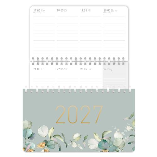 Artikelbild des Artikels “Wochen-Tischkalender Pocket 2027 [Minty Leaves] “