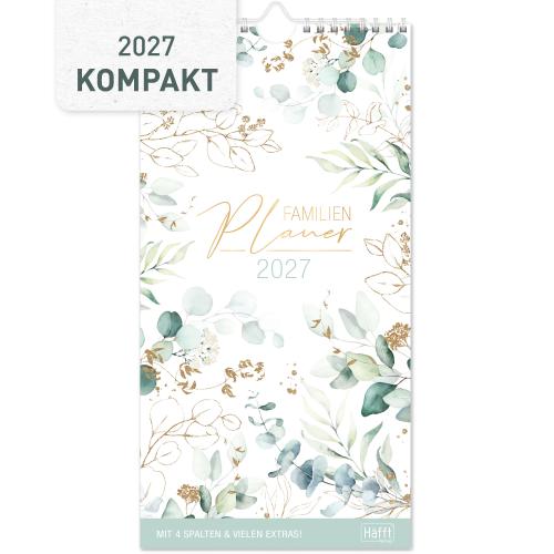 Artikelbild des Artikels “Familienplaner kompakt 2027 Wandkalender mit 4 Spalten [Blattgold] “