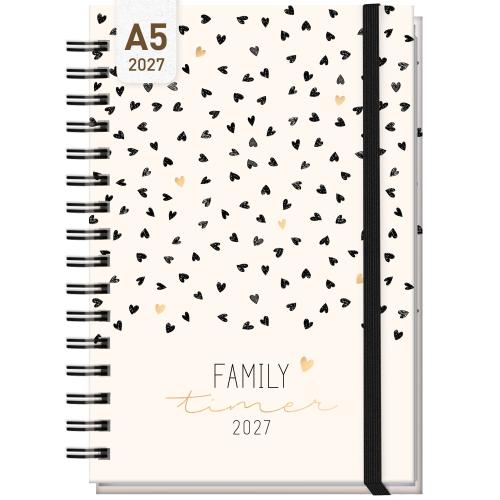 Artikelbild des Artikels “Family-Timer A5 2027 [Golden Hearts] “