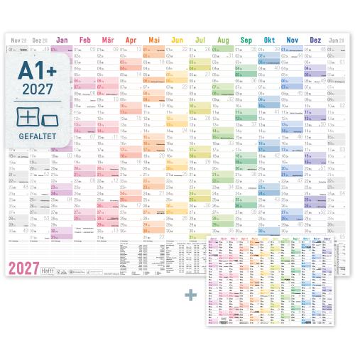 Artikelbild des Artikels “Wandkalender 2027 A1 + quer [Rainbow] “