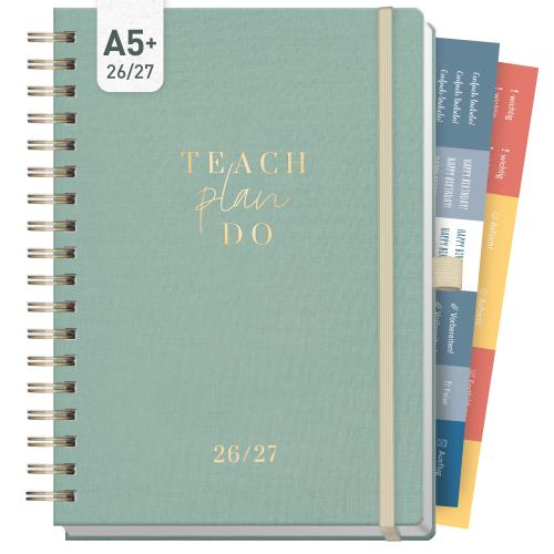 Artikelbild des Artikels “Lehrer-Planer Deluxe A5+ 26/27 [Green Canvas] “