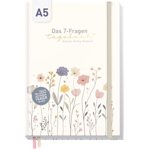 Artikelbild des Artikels “paper&you Das 7-Fragen-Tagebuch A5 für 6 Monate [Flower Joy] “