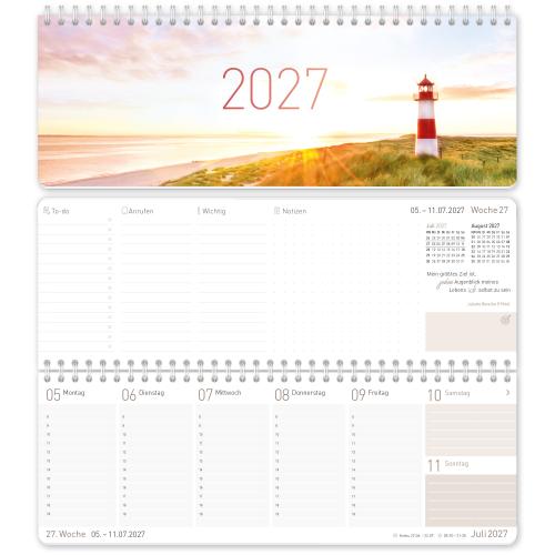 Artikelbild des Artikels “Wochen-Tischkalender 2027 [Leuchtturm] “
