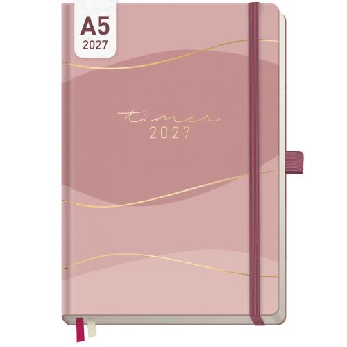 Artikelbild des Artikels “Wochen-Notiz-Kalender A5 2027 A5 [Rosé Waves] “