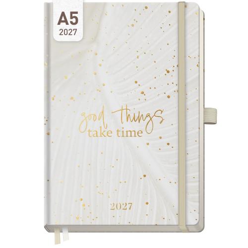 Artikelbild des Artikels “Wochen-Notiz-Kalender A5 2027 [Sparkling Leaf] “