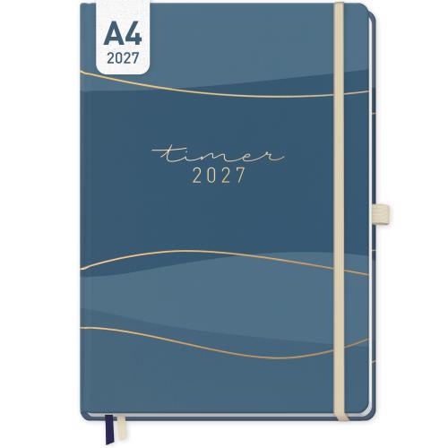 Artikelbild des Artikels “Wochen-Notiz-Kalender A4 2027 [Blue Waves] “