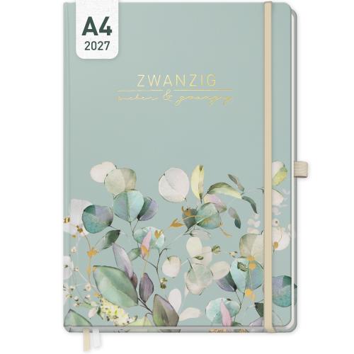 Artikelbild des Artikels “Wochen-Notiz-Kalender A4 2027 [Minty Leaves] “