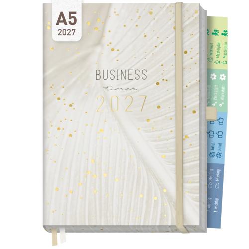 Artikelbild des Artikels “Business-Timer Deluxe A5 2027 [Sparkling Leaf] “