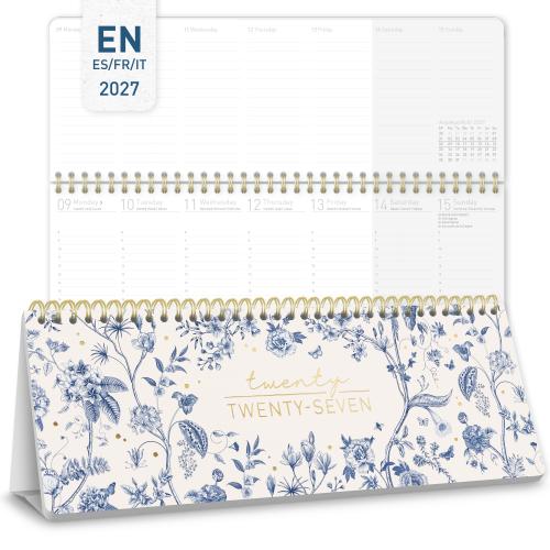 Artikelbild des Artikels “Internationaler Wochen-Tischkalender quer 2027 [Fine Style] “