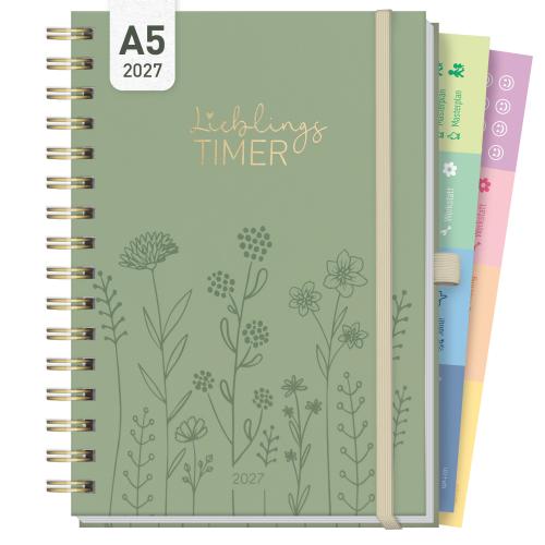Artikelbild des Artikels “Lieblings-Timer Deluxe A5 2027 [Fine Flowers] “