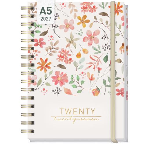 Artikelbild des Artikels “Lieblings-Timer A5 2027 Englisch (+ IT/FR/ES) [Wild Blossoms] “