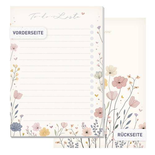 Artikelbild des Artikels “paper&you To-do Listen Block A6 [Flower Joy] “