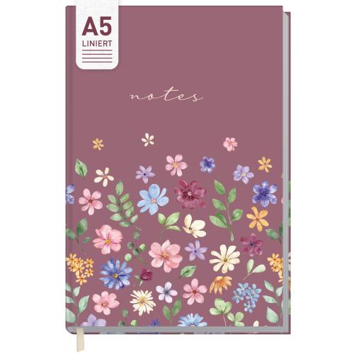 Artikelbild des Artikels “paper&you Notizbuch A5 liniert [Berry Blossoms] “
