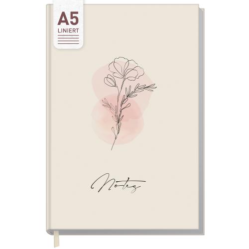 Artikelbild des Artikels “Trendstuff Notizbuch A5 liniert [Dainty Flower] “