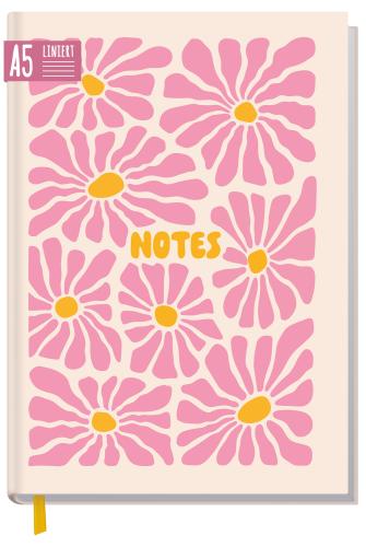 Artikelbild des Artikels “paper&you Notizbuch A5 liniert [Pink Flowers] “