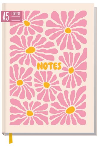 Artikelbild des Artikels “paper&you Notizbuch A5 liniert [Pink Flowers] “