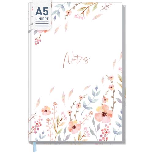 Artikelbild des Artikels “paper&you Notizbuch A5 liniert [Sweet Flowers] “