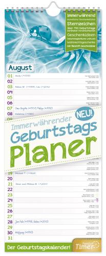 Artikelbild des Artikels “Geburtstagsplaner XL immerwährend “