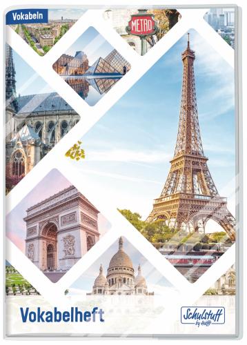 Artikelbild des Artikels “Schulstuff Vokabelheft Premium A5 mit Schutzumschlag [Eiffelturm] “