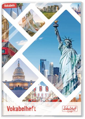 Artikelbild des Artikels “Schulstuff Vokabelheft Premium A5 mit Schutzumschlag [Freiheitsstatue] “