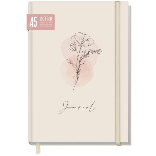 Artikelbild des Artikels “paper & you Journal dotted A5 [Dainty Flower] “