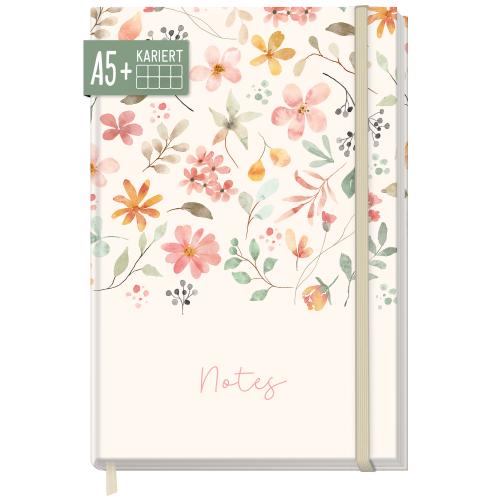 Artikelbild des Artikels “paper&you Notizbuch Classic kariert A5+  [Wild Blossoms] “