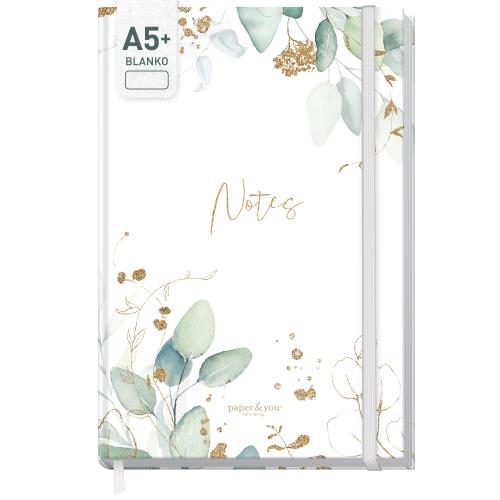 Artikelbild des Artikels “paper&you Notizbuch Classic A5+ blanko [Blattgold] “