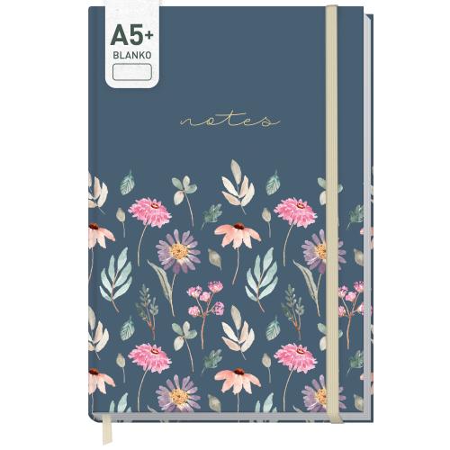 Artikelbild des Artikels “paper&you Notizbuch Classic A5+ blanko [Flying Flowers] “