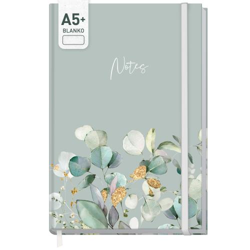 Artikelbild des Artikels “paper&you Notizbuch Classic A5+ blanko [Minty Leaves] “