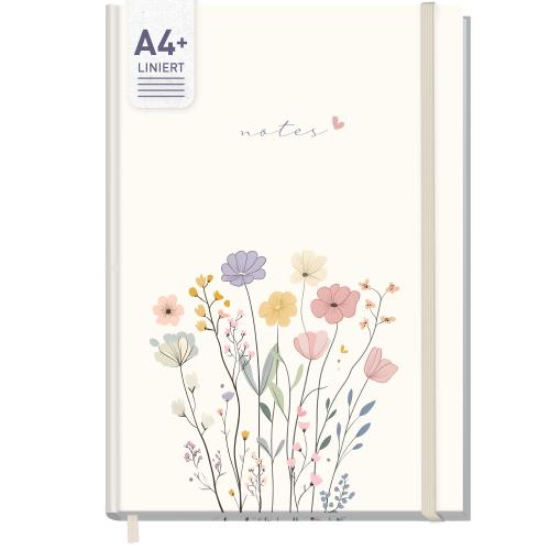 Artikelbild des Artikels “paper&you Notizbuch A4+ liniert [Flower Joy] “