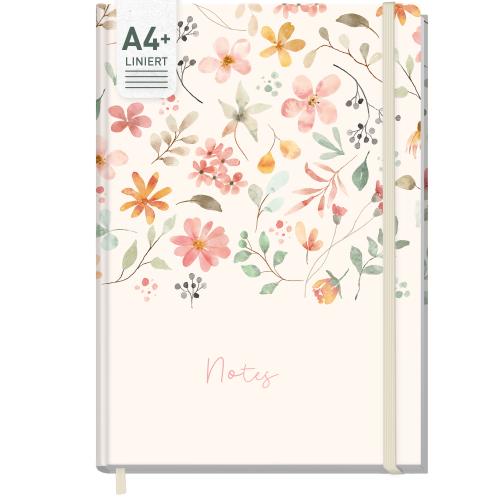 Artikelbild des Artikels “paper&you Notizbuch A4+ liniert [Wild Blossoms] “