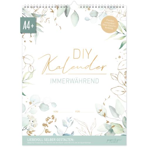 Artikelbild des Artikels “A4+ Bastelkalender immerwährend [Blattgold] “
