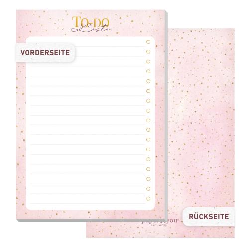 Artikelbild des Artikels “paper&you To-do Listen Block A6 [Golden Dots] “