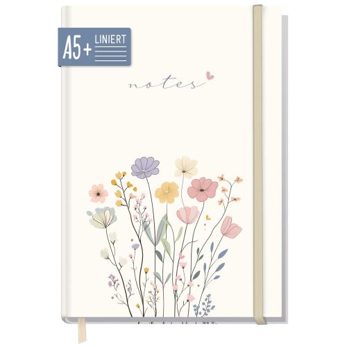 Artikelbild des Artikels “paper&you Notizbuch Classic A5+ liniert [Flower Joy] “