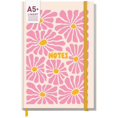 Artikelbild des Artikels “paper&you Notizbuch Classic A5+ liniert [Pink Flowers] “