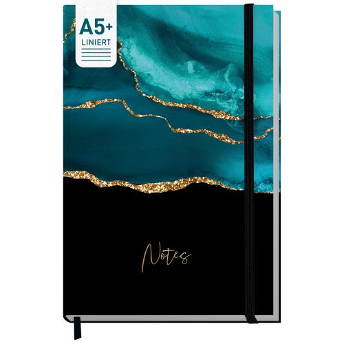 Artikelbild des Artikels “paper&you Notizbuch Classic A5+ liniert [Shiny Teal] “