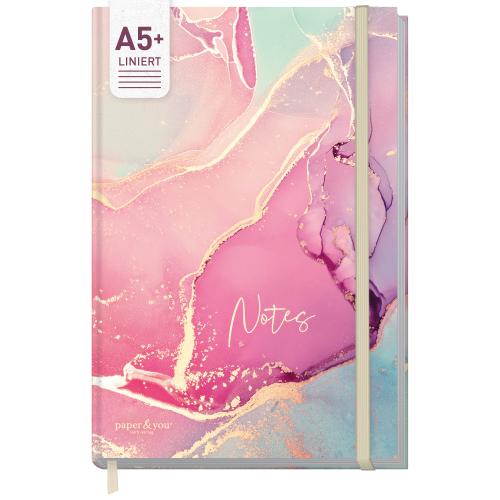 Artikelbild des Artikels “paper&you Notizbuch Classic A5+ liniert [Silky Pink] “