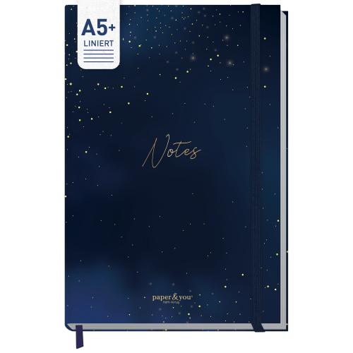 Artikelbild des Artikels “paper&you Notizbuch Classic A5+ liniert [Starry Night] “
