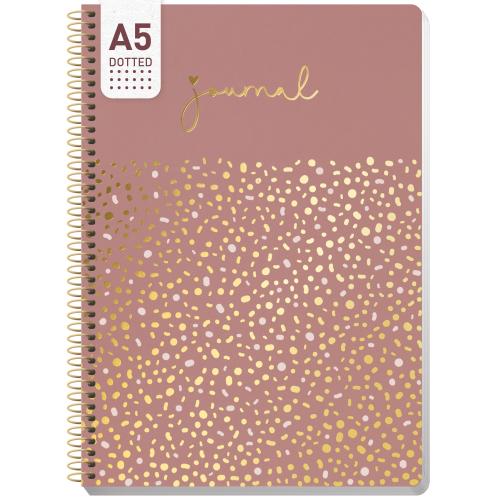 Artikelbild des Artikels “Bullet Journal dotted A5 mit Spiralbindung [Glamour Dots] “