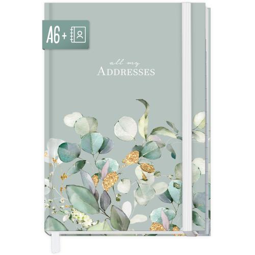 Artikelbild des Artikels “paper&you Adressbuch A6 [Minty Leaves] “