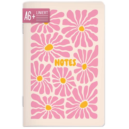 Artikelbild des Artikels “Notizheft A6+ liniert [Pink Flowers] “