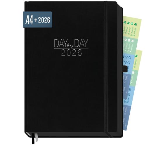 Artikelbild des Artikels “Organizer Day by Day Maxi A4+ 2026  [Schwarz] “