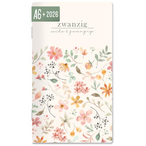 Artikelbild des Artikels “Monatskalender Square slim 2026 A6+ [Wild Blossoms] “