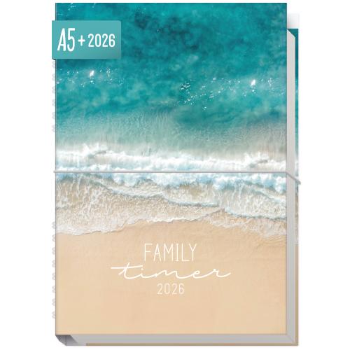 Artikelbild des Artikels “Family-Timer A5 2026 Jan - Dez 2026 [Summer Beach] “