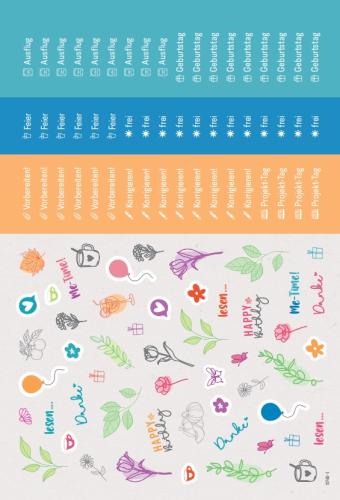 Artikelbild des Artikels “Stickerbogen Lehrerplaner Grundschule [Bogen 1] “